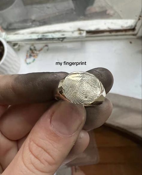 Fingerprint Ring, Dope Jewelry, Funky Jewelry, Jewelry Lookbook, Mode Inspo, Diy Schmuck, Jewelry Inspo, Dream Jewelry, Ring Vintage