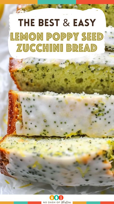 Easy Lemon Poppy Seed Zucchini Bread Lemon Zucchini Poppy Seed Bread, Lemon Poppy Zucchini Bread, Zucchini Recipes Lemon, Lemon Poppy Seed Zucchini Muffins, Zucchini Baking Recipes, Lemon Poppy Seed Zucchini Bread, Lemon Zucchini Bread Recipe, Lemon Zucchini Loaf, Zucchini Breads