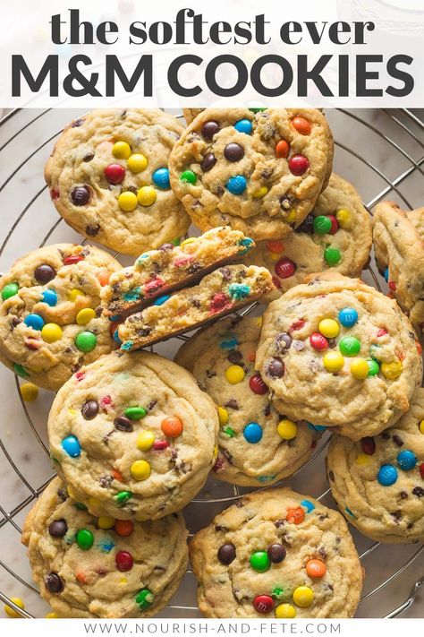 Soft and chewy Chocolate Chip Mini M&M Cookies are a timeless classic you'll absolutely love! This is the best recipe you can count on for super soft cookies brimming with chocolate and cheerful candies, the kind of cookie your kids will beg you to make time after time. Soft Cookies, M M Cookies, Chewy Chocolate Chip, Time After Time, Cookies For Kids, Best Cookie Recipes, Soft Cookie, Easy Cookie Recipes, Best Recipe