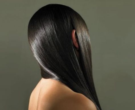 Hair Relaxing vs Hair Rebonding—Which Is Better? Shiny Hair Tips, Chemically Straightened Hair, Shiny Black Hair, Silky Shiny Hair, Thicker Healthier Hair, Painting Portraits, Hair Gloss, Lustrous Hair, Hair Shine