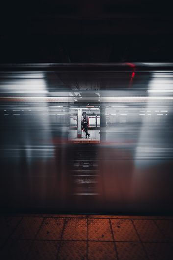 "New York Metro Subjects" by Chris Miralles #fstoppers #Street #urban #Metro #streets #moody #mood #creative #longexposure #longexposure Public Transport Photography, Aesthetic Street Photography, Transportation Photography, Urban Street Photography, Motion Blur Photography, Urban Photography Portrait, Movement Photography, City Shoot, Blur Photography