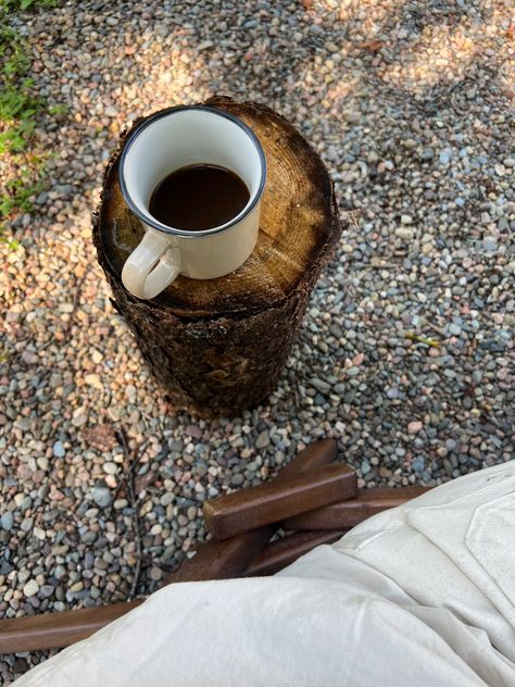 Coffee Outside Aesthetic, Lake House Aesthetic, Coffee Outside, Camping Coffee Maker, Summer Coffee, Perfect Cup Of Coffee, Lake Photography, Camping Aesthetic, Rural Living