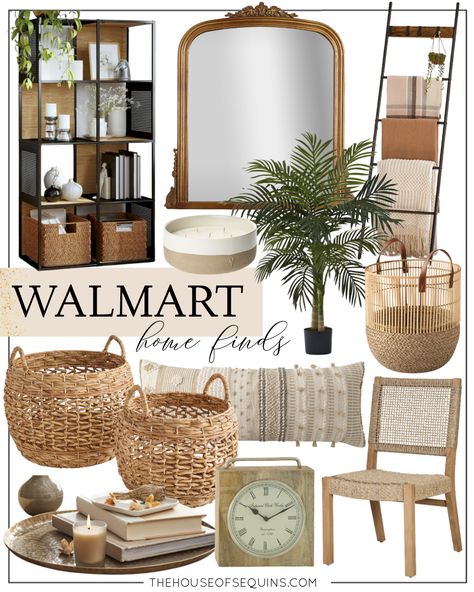 Walmart Home Fall Finds - The House of Sequins Coastal Fall Home Decor, Rustic Modern Decor, Walmart Decor, Walmart Home Decor, Plant Stand Table, Garden 2023, Walmart Home, Anthropologie Home, Modern Rustic Decor