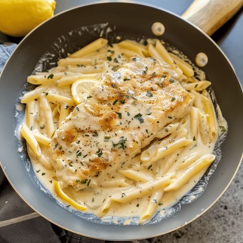 Creamy lemon garlic sauce perfect for pasta or chicken. Quick and easy to make with simple ingredients. Ready in 15 minutes. Creamy Lemon Garlic Sauce, Lemon Garlic Cream Sauce, Garlic Cream Sauce Recipe, Cream Sauce Recipe, Lemon Garlic Sauce, Smoked Sausage Recipes, Garlic Sauce Recipe, Garlic Cream Sauce, Smoked Sausage