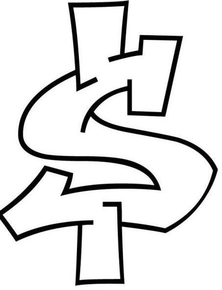 Graffiti Dollar Sign, Graffiti Doodles Easy, Graffiti Bubble Letters Alphabet, Fun Easy Drawings, Graffiti Bubble Letters, Bubble Letters Alphabet, Cool Easy Drawings, Easy Graffiti, Easy Graffiti Drawings