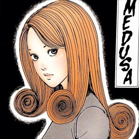 Kirie Junji Ito, Aesthetic Junji Ito, Junji Ito Pfp, Kirie Goshima, Y2k Profile Picture, Japanese Animated Movies, Japanese Horror, Alien Stage, Junji Ito