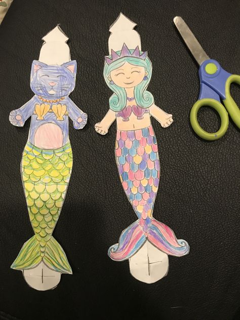 Free printable mermaid and merkitten bracelets from print-cut-paste-craft.com Mermaid Colouring, Free Printable Mermaid, Crown Printable, Cat Mermaid, Free Printable Crafts, Mermaid Crafts, E Craft, Mermaid Crown, Mermaid Bracelet