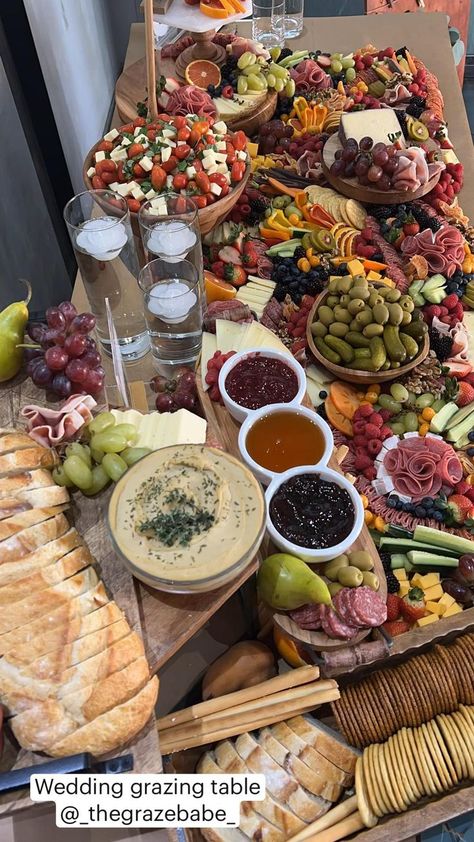 Wedding grazing table @_thegrazebabe_ | Party food platters, Catering food displays, Party food appetizers Wedding Grazing Table, Buffet Catering, Catering Food Displays, Food Buffet, Party Food Buffet, Charcuterie Inspiration, Grazing Table, Food Appetizers, Party Food Platters