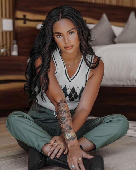 Love Island Usa, Island Tattoo, Model Birthday, Green Tattoos, Short Bio, Green Love, Img Models, Show Love, Bold And The Beautiful