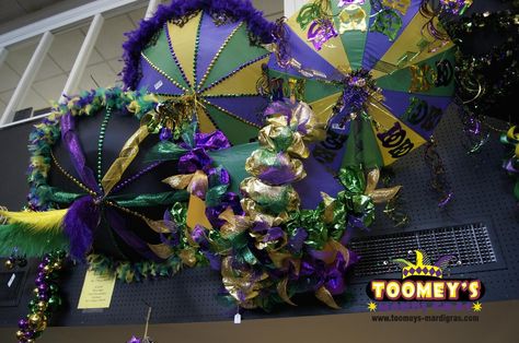 Mobile Mardi Gras, Mardi Gras Throws, Madi Gras, Birthday Sleepover Ideas, Custom Umbrella, Mardi Gra, Birthday Sleepover, Higher Art, Mardi Gras Outfits