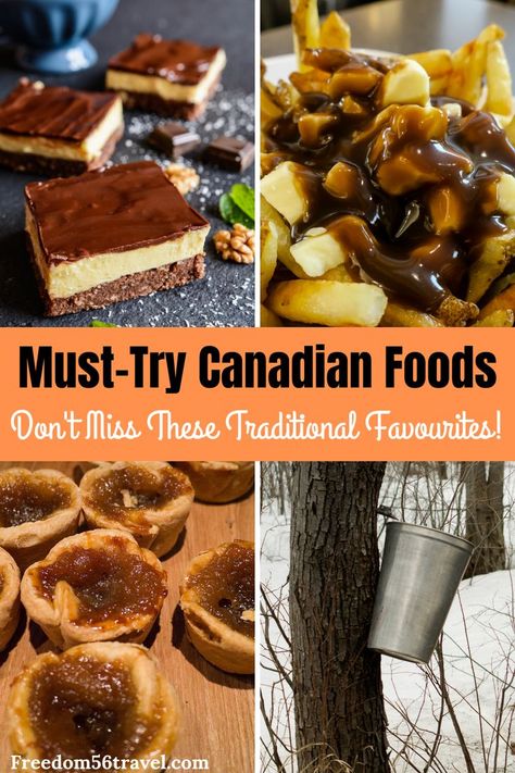 Traditional and authentic Canadian Food is some of the best in the world! From appetizers to dinner to dessert, Canadian food is guaranteed to satisfy. See all the best authentic Canadian food here, including recipes and video! #traditional #canadian #recipes #authentic #howtomake #appetizers #dinner #dessert #canada #french Canadian Dessert, Canadian Dishes, Boiled Dinner, Canadian Cuisine, Canadian Recipes, Canada Food, National Dish, Canadian Food, French Recipes