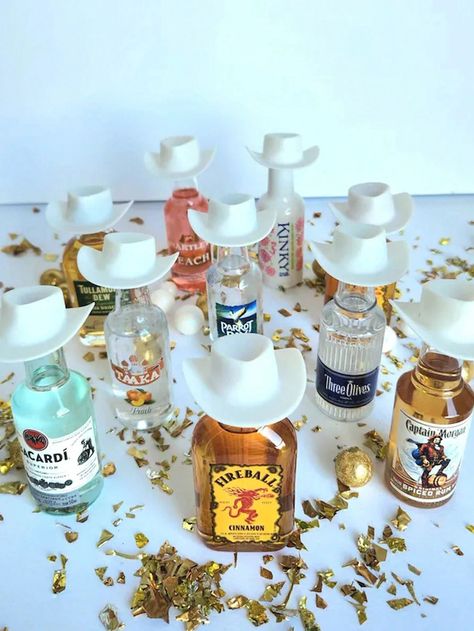 10PCS/30PCS/1 Set Of Mini Cowboy Hats, Plastic Mini Party Hats, Party Favors, Cowboy Hats, Suitable For Party Accessories, Doll Decorations, Game Cake Decorations, Wine Bottle Decorations, DIY CraftsI discovered amazing products on SHEIN.com, come check them out! Mini Cowboy Hats, Wine Bottle Decorations, Mini Party Hats, Bottles Decoration Diy, Mini Alcohol Bottles, Game Cake, Mini Cowboy Hat, Mini Cowboy, Wedding Alcohol