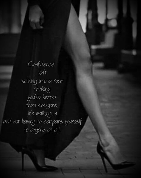 Confidence Isn't Walking Into A Room, How To Walk Confidently, Walk With Confidence, Walking Quotes, Better Than Everyone, Independent Woman, Brunette Woman, Fashion Photography Poses, Earth Angel