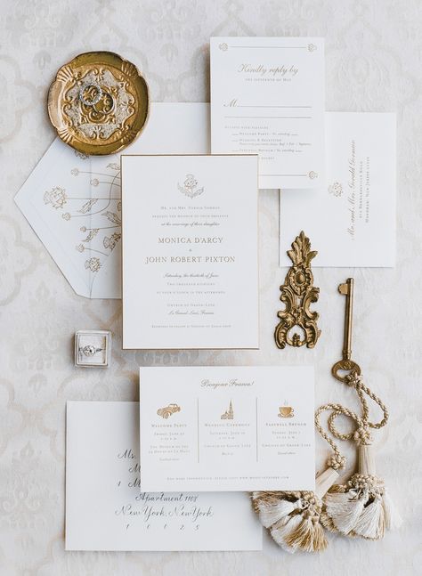 An Elegant Chateau Wedding in France's Loire Valley Starfall Wedding, Wed Invitation, Tea Invite, Cinderella Wedding Invitations, Crest Wedding Invitations, Royal Wedding Invitation, Pretty Stationery, Bespoke Wedding Invitations, Affordable Wedding Invitations