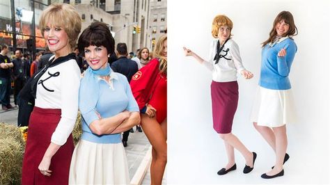 Need a last-minute Halloween costume? Try a DIY version of these awesome TODAY get-ups Vampire Costume Diy, Diy Halloween Costumes For Girls, Easy Costume Ideas, Laverne And Shirley, Best Diy Halloween Costumes, Pirate Costume Diy, Laverne & Shirley, Easy Costume, Easy Diy Costumes