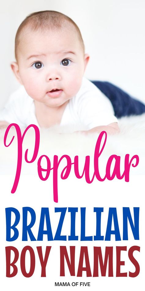 Brazilian boy names. Popular name ideas for boys. Best boy names. Brazilian Boy Names, Brazilian Names, Name Ideas For Boys, Best Boy Names, Names And Their Meanings, Popular Boy Names, Cool Boy Names, Unisex Name, Unique Baby Names