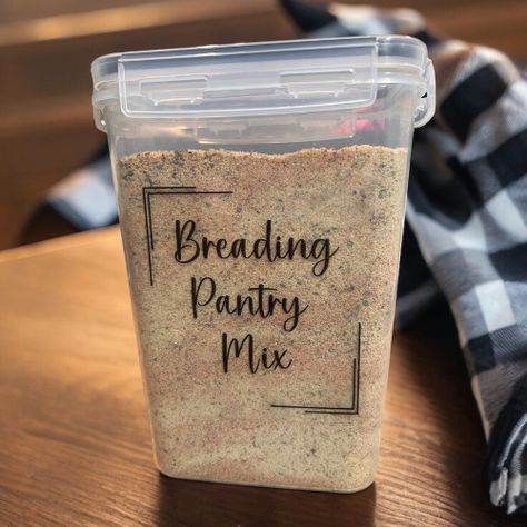 Breading Pantry Mix aka Copycat Shake N Bake Homemade Dry Mixes Pantries, This Old Baker, Home Made Shake And Bake, Diy Shake And Bake, Copycat Shake And Bake, Homemade Shake N Bake, Homemade Baking Mixes, Pantry Mixes, Homemade Shake And Bake