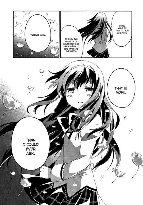 Homura Manga, Mahō Shōjo Madoka Magica, Homura Akemi, Sayaka Miki, Mahō Shōjo, Puella Magi, Manga Panels, Puella Magi Madoka Magica, Angels And Demons