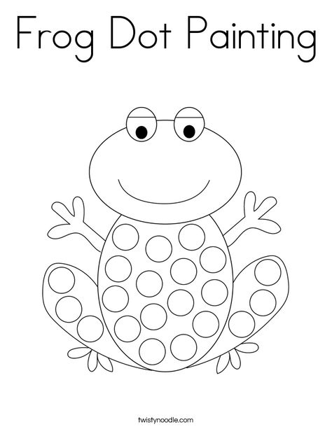 Frog Art Preschool Craft Ideas, Frog Dot Painting, Painting Frogs Ideas, Preschool Frog Art, Preschool Frog Crafts, Frog Art Projects For Kids, Frog Preschool Craft, Frog Art Preschool, Frog Crafts For Toddlers