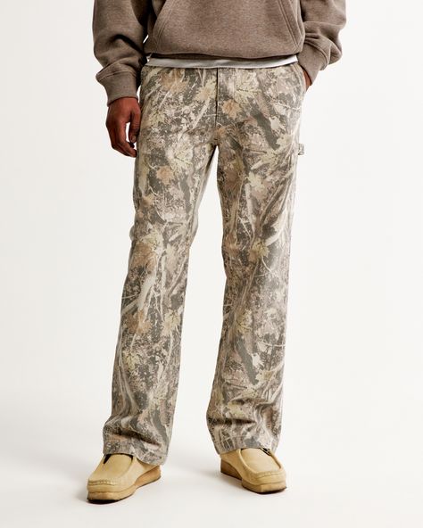 Camo Pants Outfit Men, Camo Pants Outfit, 90’s Outfits, Plaid Jeans, Camouflage Jeans, Pants Outfit Men, Workwear Pants, Camo Jeans, Workwear Jeans