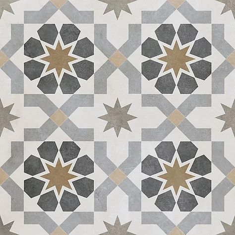 Islamic Interior Design, Moroccan Tiles Pattern, Hall Flooring, Patterned Tiles, Art Deco Paintings, Islamic Patterns, Stair Decor, Interior Design Mood Board, Hallway Kitchen