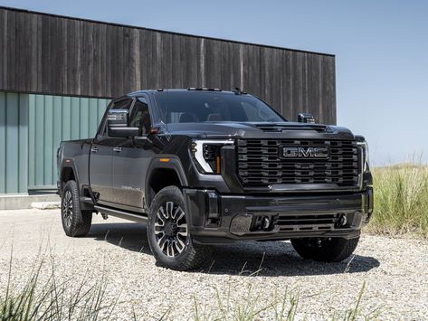 2024 GMC Sierra HD Production Under Way F150 Raptor, Sierra Denali, Ford F150 Raptor, Truck Bed Covers, Gmc Sierra 2500hd, Gmc Pickup, Sierra 2500, Heavy Duty Truck, Wallpaper Black