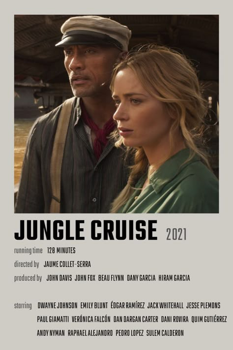 Jungle Cruise Movie Poster Jungle Cruise Aesthetic, Jungle Cruise Poster, Jumanji Poster, Jungle Cruise Movie, Polaroid Movie Poster, Jack Whitehall, Jungle Cruise, Movie Wall, Adventure Movies