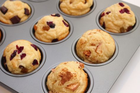 Pancake muffins are the perfect lazy morning breakfast or afternoon snack. They taste just like a pancake in muffin form, without having to worry about the flipping and cooking time of standard pancakes! Gf Pancake, Muffins With Greek Yogurt, Pancake Mix Muffins, Healthy Chocolate Muffins, Mom To Mom, Healthy Afternoon Snacks, Pancake Muffins, Simple Muffin Recipe, Starting Solids