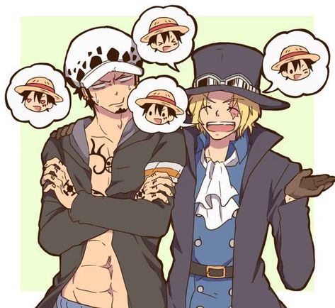 Trafalgar D Water Law Sabo One Piece One Piece Collection, Sabo One Piece, Ace Sabo Luffy, One Piece Series, Ace And Luffy, One Piece Tattoos, One Piece Meme, One Piece Ace, One Piece Ship