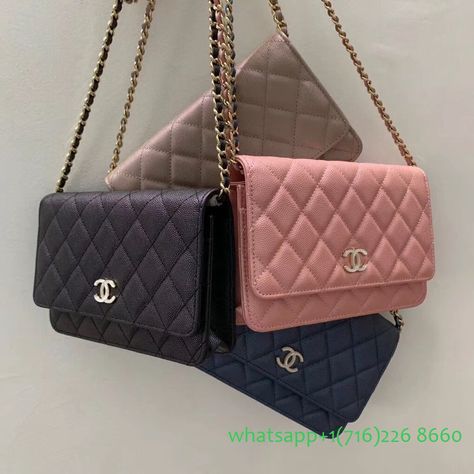 CHANEL WOC BAG Chanel Bag Classic, Chanel Woc, Chanel Classic Flap Bag, Classic Flap Bag, Pretty Bags, African Design Dresses, Eyes Design, Cute Purses, Chanel Wallet