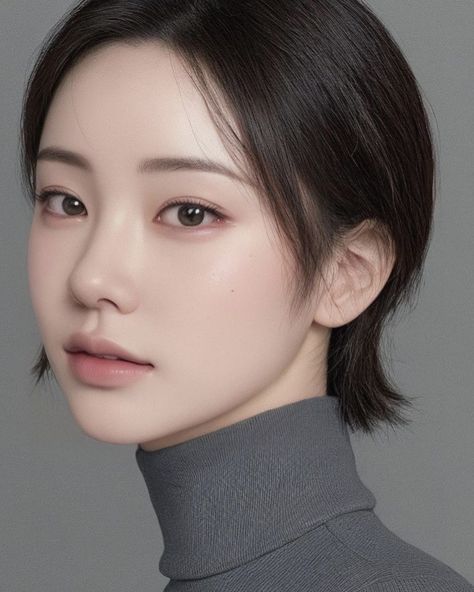 Experience the soul's reflection in AI-generated human face portraits. #SoulsReflection #AI #Portraits #DigitalArt #Trending Ulzzang Face Shape, Face Portraits, Makeup Books, Korean Face, Celebrity Plastic Surgery, Wide Face, Ethereal Makeup, Pretty Smile, School Looks