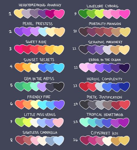 Color Palette Challenge, Color Schemes Colour Palettes, Palette Art, Creative Drawing Prompts, Paint Color Palettes, Color Palette Design, Digital Art Tutorial, Drawing Base, Colour Schemes