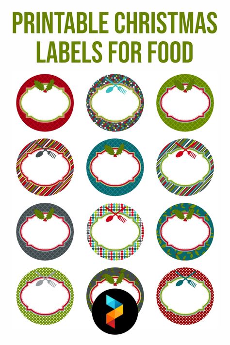 Bake Sale Labels Free Printable, Christmas Jam Labels Free Printable, Christmas Food Labels Printable, Homemade Christmas Gifts Food, Free Printable Christmas Labels, Christmas Food Labels, Printable Christmas Labels, Free Christmas Printables Vintage, Christmas Labels Template