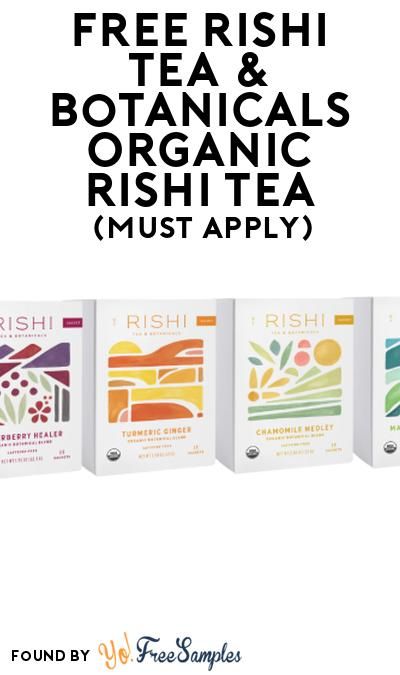 FREE Rishi Tea & Botanicals Organic Rishi Tea At Social Nature (Select Areas & Must Apply) https://yofreesamples.com/food-samples/free-rishi-tea-botanicals-organic-rishi-tea-at-social-nature-select-areas-must-apply/ Rishi Tea, Food Samples, Free Stuff, Free Samples, Get Ready, Relaxation, The Selection, How To Apply, Tea