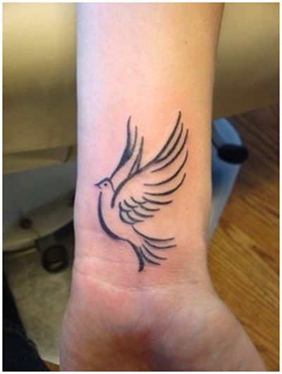 10 Amazing Indian Tattoo Designs Tattoo Dove, Indian Tattoo Design, Dove Tattoo Design, Dove Tattoos, Tattoo Neck, Tattoos Black, Dove Tattoo, Tattoo Practice, Cool Wrist Tattoos