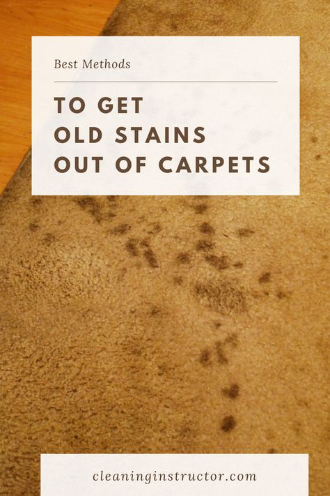 A stain is not permanent, you can remove it efficiently with some natural tips and tricks. Read here to see how you can get rid of old stains from carpets. Diy Carpet Stain Remover, Cleaning Carpet Stains, Stain Remover Carpet, Deep Cleaning Hacks, Carpet Cleaner Homemade, Cleaning Painted Walls, Carpet Cleaning Hacks, Deep Cleaning Tips, Remove Stains