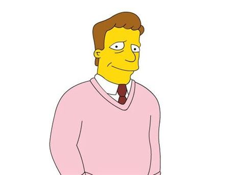 Troy Mclure Troy Mullins, Troy Community, Troy Stephen Fry, Troy Mcclure, Troy 2004, Phil Hartman, The Simpsons Show, Simpsons Characters, Cool Cartoons