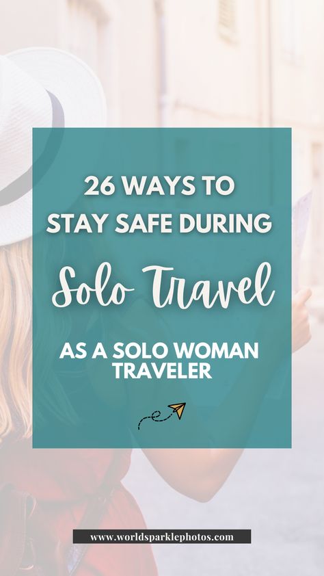 Solo woman traveler explores Europe and stays safe Safety Tips For Women, Vacation Alone, Travel Safety Tips, Traveling Alone, Solo Travel Tips, Travel Savings, Travel Essentials For Women, Travel Safety, Tips For Women