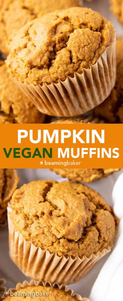 Beaming Baker, Muffins Chocolate Chip, Vegan Pumpkin Muffins, Gluten Free Pumpkin Muffins, Pumpkin Muffin Recipes, Pumpkin Spice Muffins, Vegan Muffins, Cake Simple, Dessert Simple