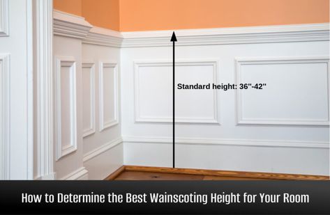 How to Determine the Wainscoting Height Craftsman Wainscoting, Wainscoting Height, Installing Wainscoting, Wainscoting Bathroom, Wainscoting Styles, Diy Wainscoting, Dining Room Remodel, Wainscoting Panels, Powder Room Design