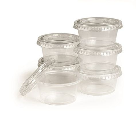 Bahoki Essentials 125 Sets of Condiment Containers with L... Rum Party, Jello Shot Cups, Condiment Containers, Differentiated Kindergarten, Teaching Handwriting, Jelly Shots, Dessert Containers, Jello Shot, Dessert Cup