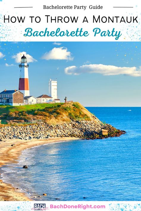 It may be nicknamed ‘The Last Resort’ but don’t let it fool you. We think Montauk, NY, is up there as one of the best bachelorette party destinations! We’re rounding up all the resources you will need to throw a Montauk bachelorette party to remember! #bacheloretteparty #henparty #bachelorettepartyideas #bachelorettepartyguide #bachelorettepartydestination Montauk Beach, Ultimate Bachelorette Party, Long Island Railroad, Bachelorette Planning, Montauk Ny, Bachelorette Party Destinations, Last Resort, Long Beach Island, City Break