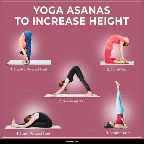 Get Taller Exercises, Taller Exercises, Increase Height Exercise, Quick Yoga, Yoga Facts, Daily Yoga Workout, Easy Yoga Poses, Quick Workout Routine, Health And Fitness Articles