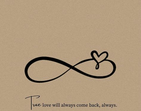 Forbidden Love Tattoo, Getting Back Together Quotes, Infinity Quotes, Initial Tattoos, Self-love Tattoo Ideas, Wedding Rings Sets His And Hers, The Best Tattoos, Small Quote Tattoos, Meaningful Tattoo Quotes