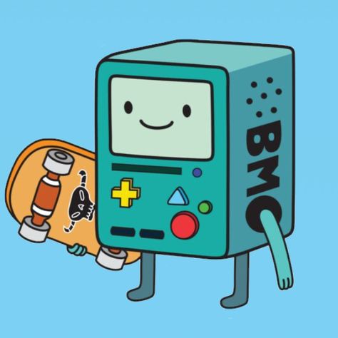 Beemo Adventure Time Painting, Bmo Skateboard Tattoo, Bmo Adventure Time Art, Bmo Tattoo Adventure Time, Adventure Time Skateboard, Bmo Adventure Time Icon, Bemo Adventure Time, Bmo Painting, Bmo Drawing