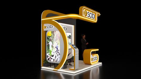 sobi resizable Both on Behance Booth 3x3, Expo Design, Exhibition Booth Design, Exhibition Booth, Album Design, Exhibition Stand, Booth Design, Autodesk 3ds Max, 3d Modeling