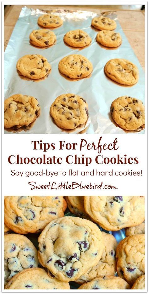 Tips For Chocolate Chip Cookies, Baking Cookies Tips, Why Are My Chocolate Chip Cookies Flat, Chocolate Chip Cookie Tips, Betty Crocker Chocolate Chip Cookies Bag Recipes, Snoop Dog Chocolate Chip Cookies, Cc Cookies, Cookie Tips, Desserts Cookies