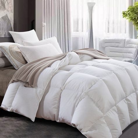 Down Comforter Bedding, White Down Comforter, Bed Comforter Sets, Down Comforters, King Size Duvet, Kids Bedding Sets, White Goose, Down Comforter, King Comforter