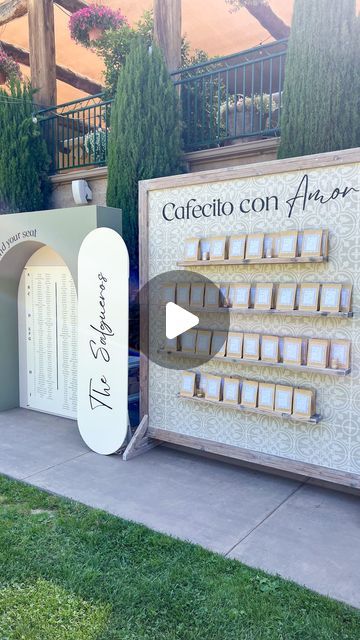 always Particular on Instagram: "It’s the Spanish dreamy vibes for us. 🤍✨  This Cafacetio Con Amor Setup + Custom Arch Seating Chart display was designed and curated with our San Miguel, Spanish style wall that was built in AP’s 1st year of business. 🪅  Our clients came to us with the cutest theme - honoring their Mexican and Guatemalan heritage with their very own custom blend of Mexican and Guatemalan coffee beans that were gifted to each of their guests. We loved being able to bring their vision to life!☕️ 🇲🇽🤎🇬🇹 • • • Bride & Design: @kristinatrejoo  Coordination: @lauren_everlybymge @everlybymge Venue: @southcoastwineryweddings  Food & Beverage: @southcoastwinery  Florals: @soireefloraldesign Photography & Videography: @888productions @maxjuniophotography  Rentals: @sundrop_vint Spanish Seating Chart, Arch Seating Chart, Guatemalan Wedding, Seating Chart Display, Bilingual Wedding, Bride Design, 2025 Wedding, Cute Themes, Mexican Decor