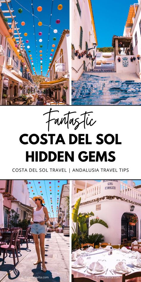 Uncover 7 Costa del Sol hidden gems that will make your Spain vacation unforgettable! Add these to your Spain travel guide and experience the most beautiful places to visit in Spain. From Marbella to Ojen and Benahavis, explore these top Costa del Sol Spain destinations. South Of Spain Itinerary, Spain Hidden Gems, Portugal And Spain Travel Itinerary, Ojen Spain, Spain Coast, Spanish Lifestyle, Spain Costa Del Sol, Places To Visit In Spain, Andalusia Travel